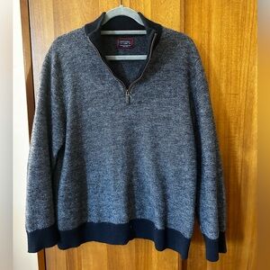 Untuckit 100% Merino Wool Quarter Zip